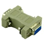 DB9 Male To DB9 Female Null Modem Adapter